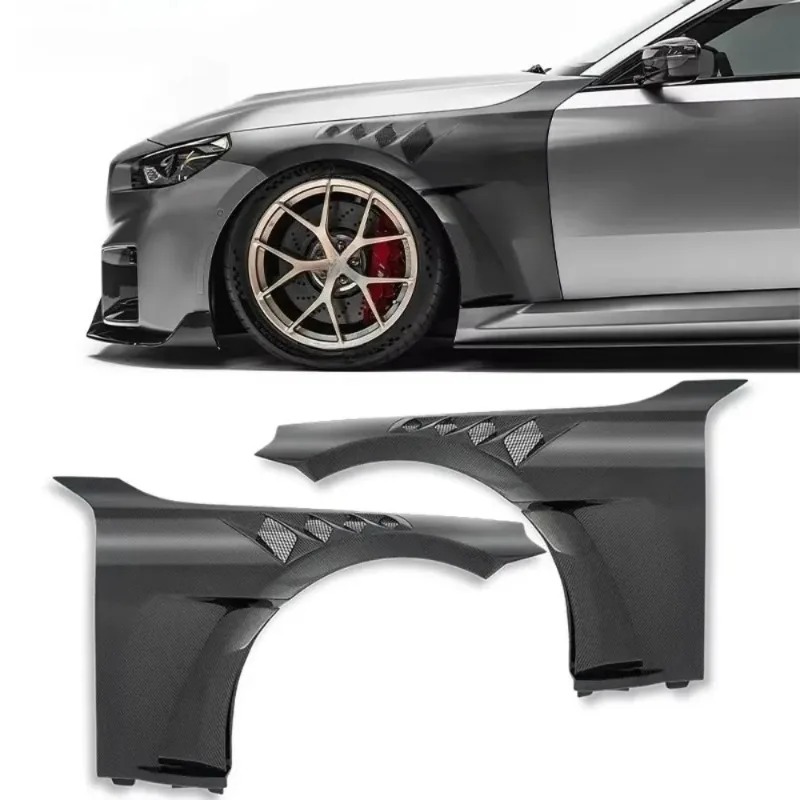 High Quality Carbon Fiber Car Fenders Body Kit for  2 Series G42 G87 M2 M240 Fiber Front Vented Fenders